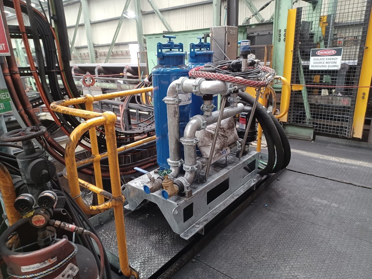 ROM BIN DUST SUPPRESSION